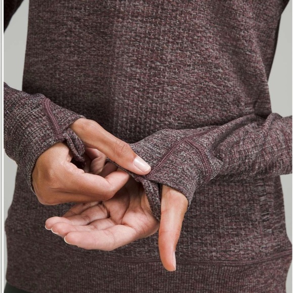 Lululemon Engineered Warmth Half-Zip Chrome / Lunar Rock / Black - Picture 2 of 6